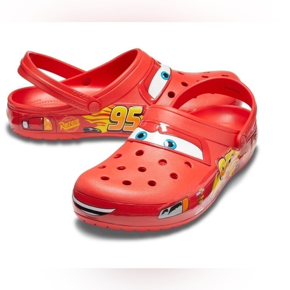 Crocs Classic Clog Cars Lightning McQueen Light Up Brand New- Size M7/W9…